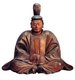 Japan: Emperor Ōjin, the 15th emperor of Japan (notionally reigned 270-310 CE), as Hachiman, Japanese God of War. Akana Hachiman-gu Shrine, Shimane Prefecture. Kamakura Period, 1326